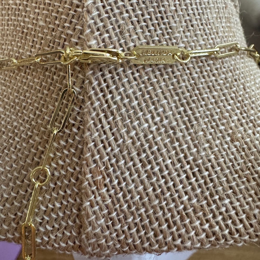 Melinda  Maria Not Your basic Samantha Pink Graduated Necklace - Picture 3 of 4
